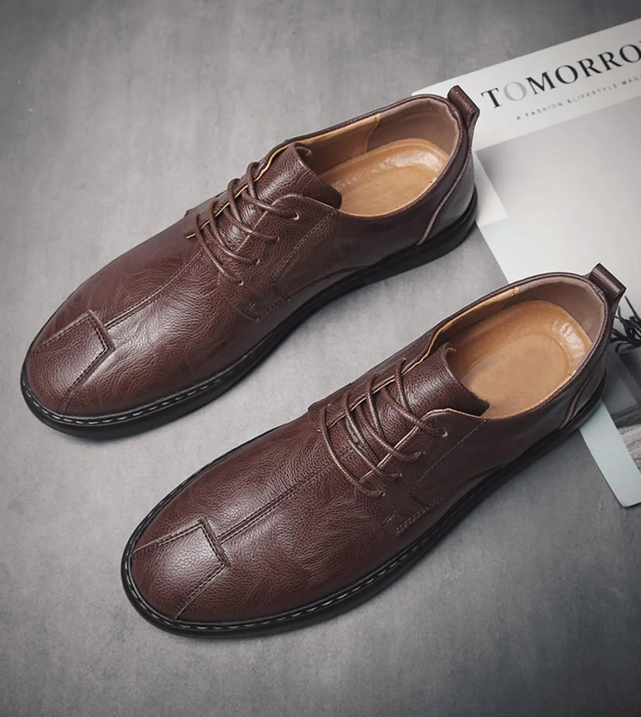 2022 primavera autunno scarpe casual in pelle uomo marca stringate moda scarpe ufficio ufficio scarpe da lavoro tempo libero pas