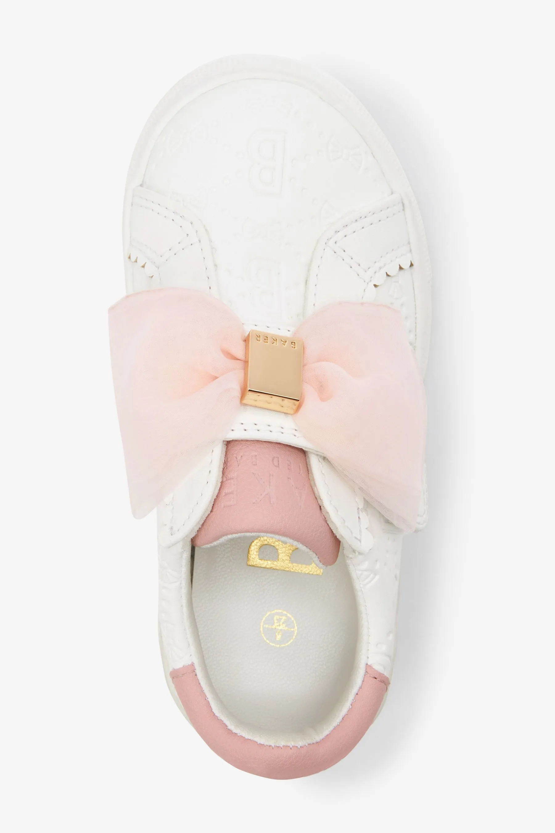 Baker by Ted Baker Bambina Organza Farfallino Scarpe da ginnastica    