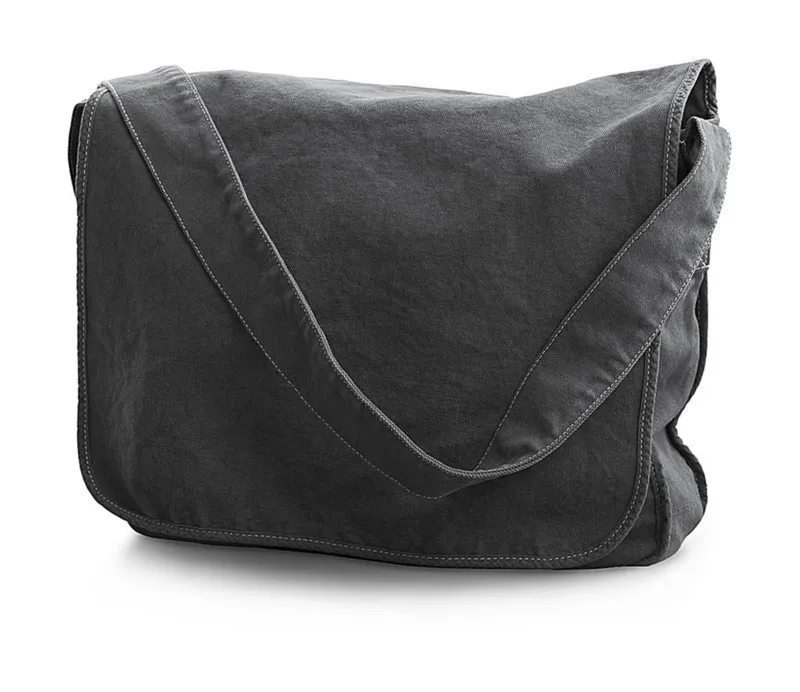 Borsa messenger in tessuto
