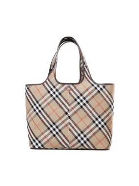 BORSA TOTE IN STAMPA VINTAGE CHECK