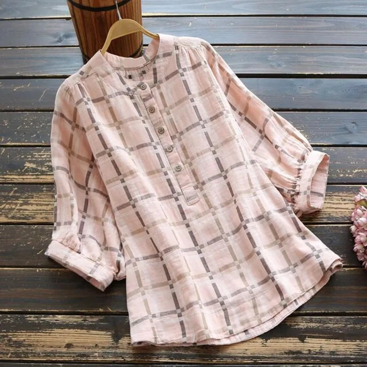 Camicetta da donna alla moda 2023 camicetta in cotone a maniche corte estiva casual camicia da donna Camisas De Mujer