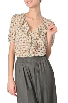 Camicia Falls fantasia e rouches di Traffic People