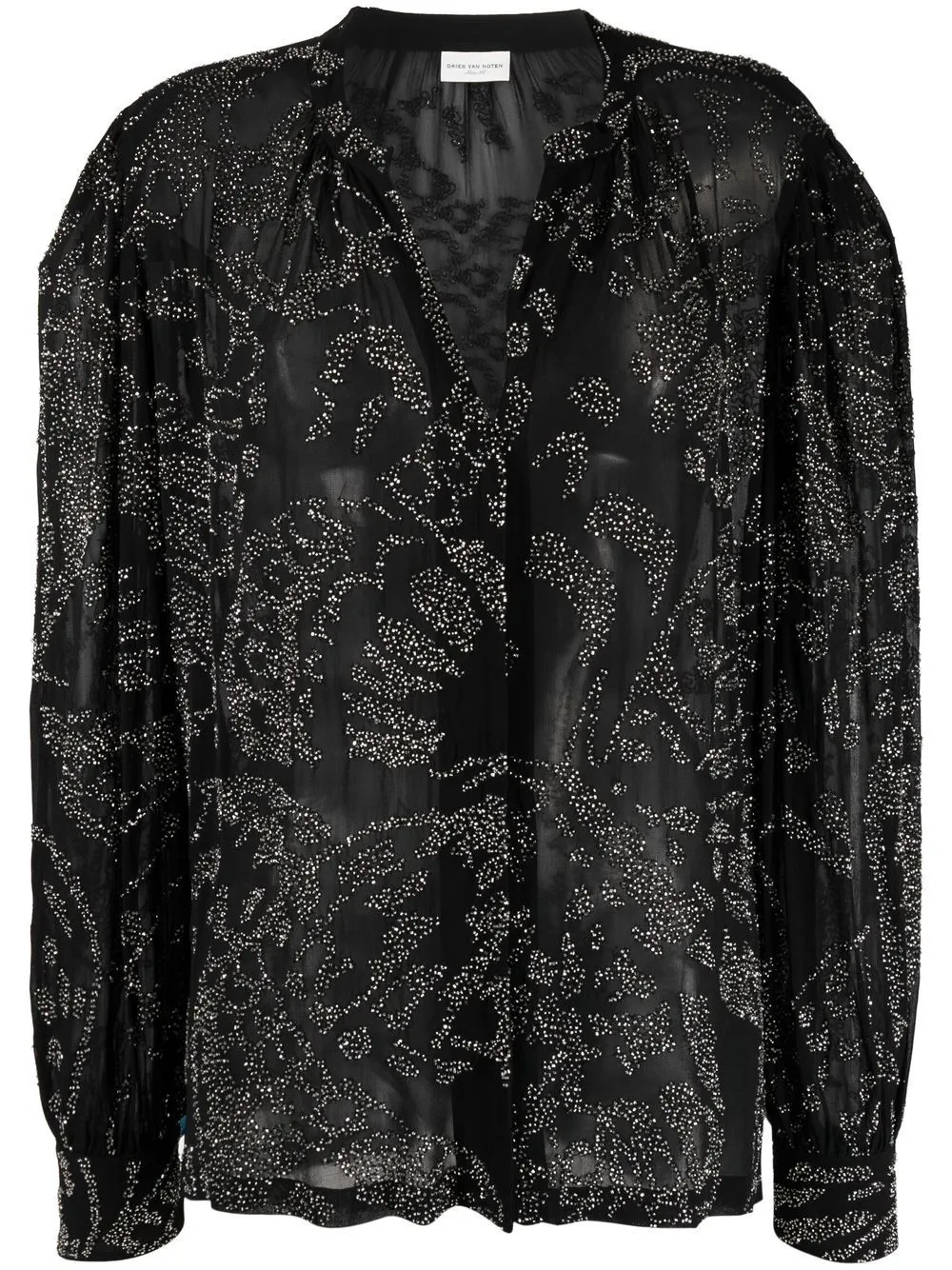 camicia ricamata