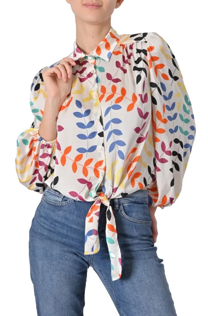 Camicia Tremors fantasia misto seta di Traffic People