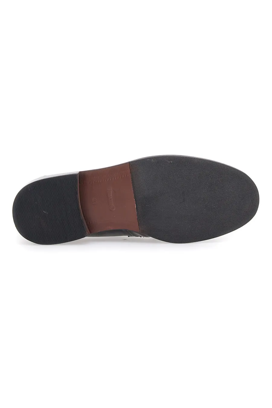   CLAREMORRIS Scarpe Stringate Nere in Pelle Claremorris 652