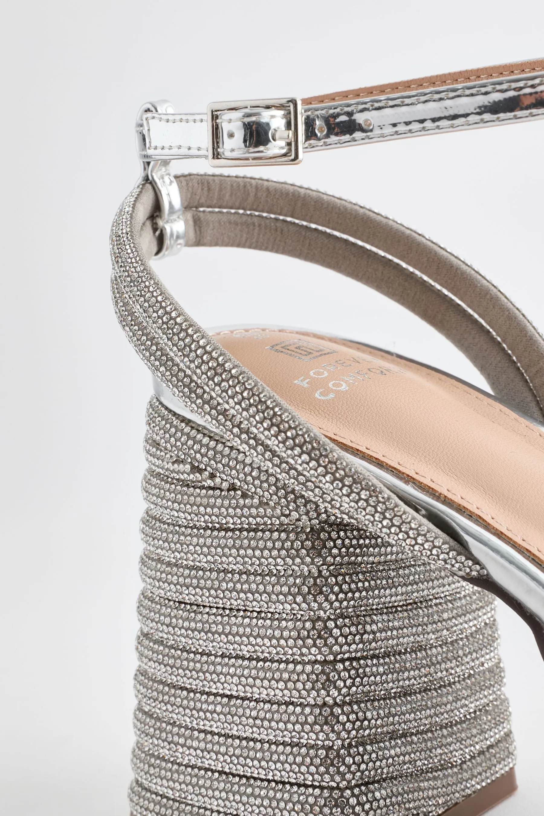 Forever Comfort® - Scarpe con strass e plateau
