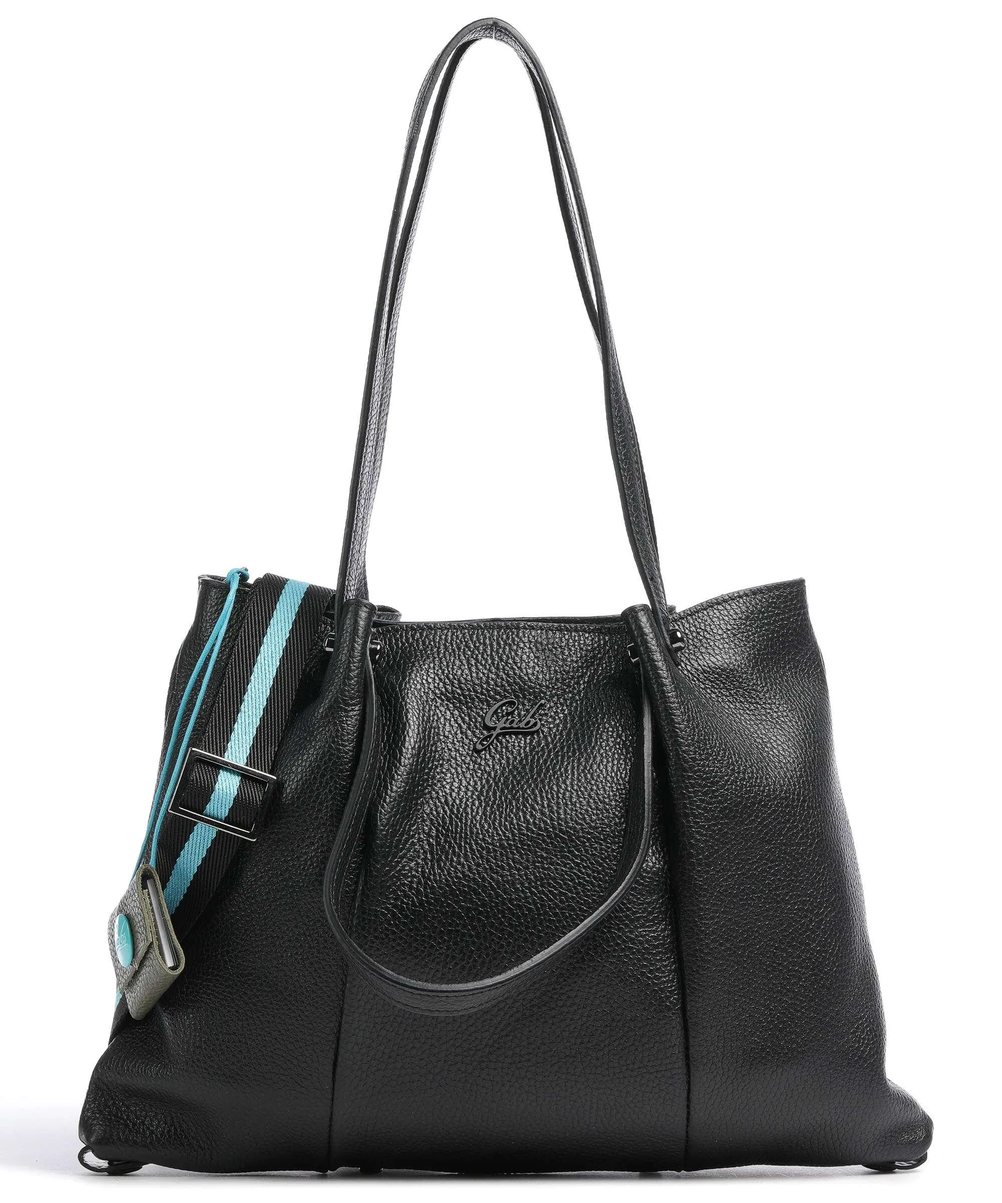  Gabs Sashi Borsa shopper pelle di vitello grana nero  