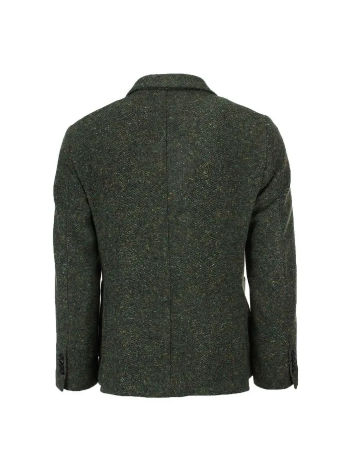 Giacca monopetto puntinato multicolor