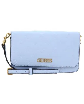 GUESS PD895979 GEVA MINI BAG borsa a tracolla donna logata ice blue