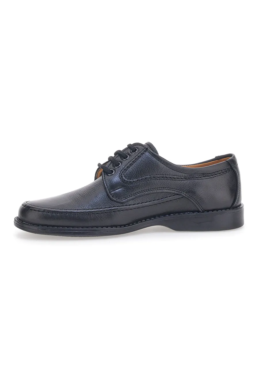   LONGFORD Scarpe Stringate Nere Vera Pelle LONGFORD 2