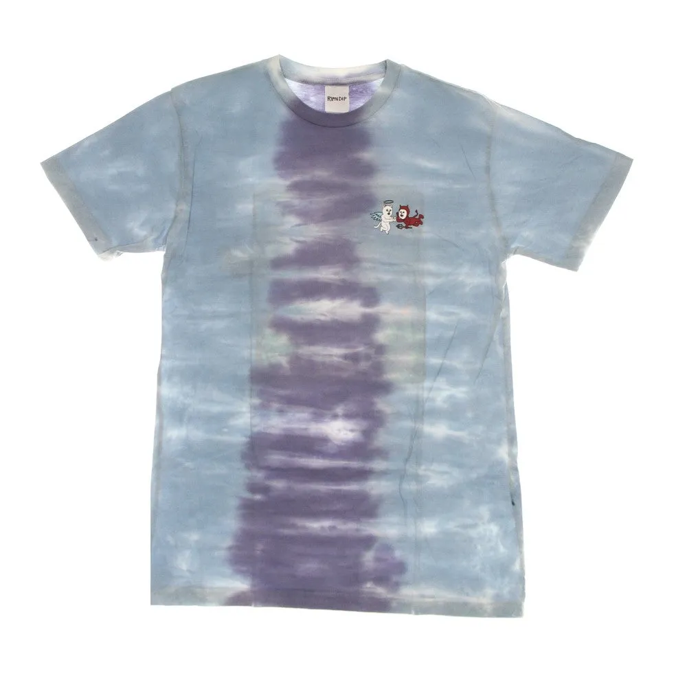 Maglietta Uomo Limbo Tee Light Blue Split Dye