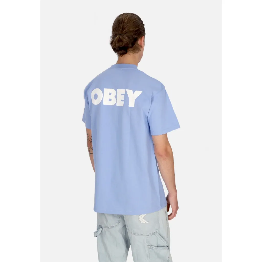 maglietta uomo obey 2 classic tee DIGITAL VIOLET