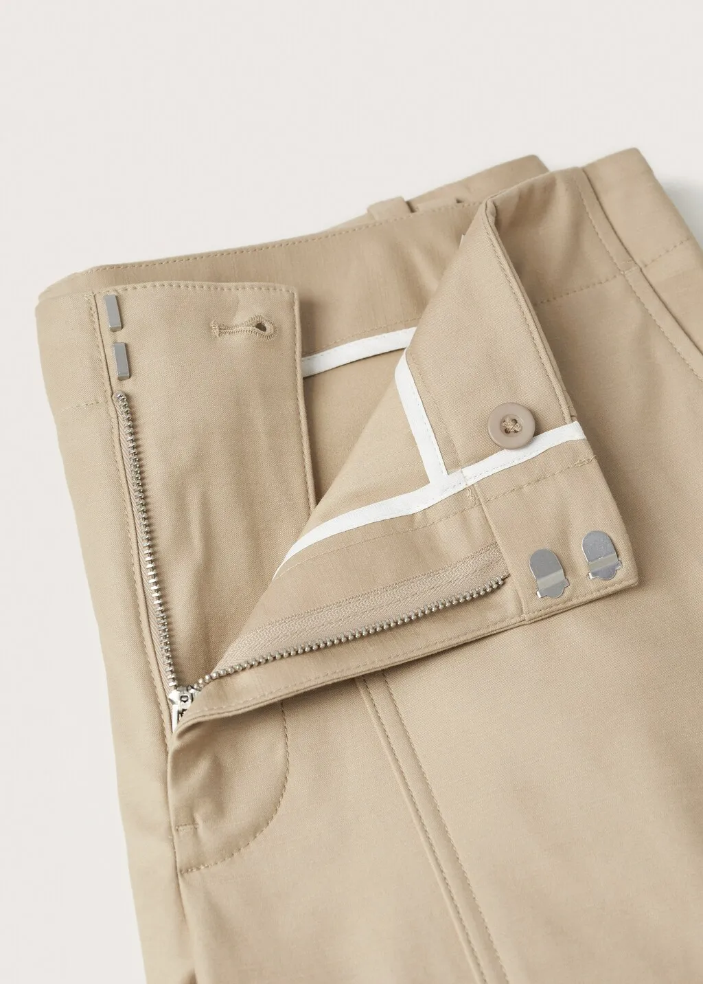 Pantaloni cotone tasche