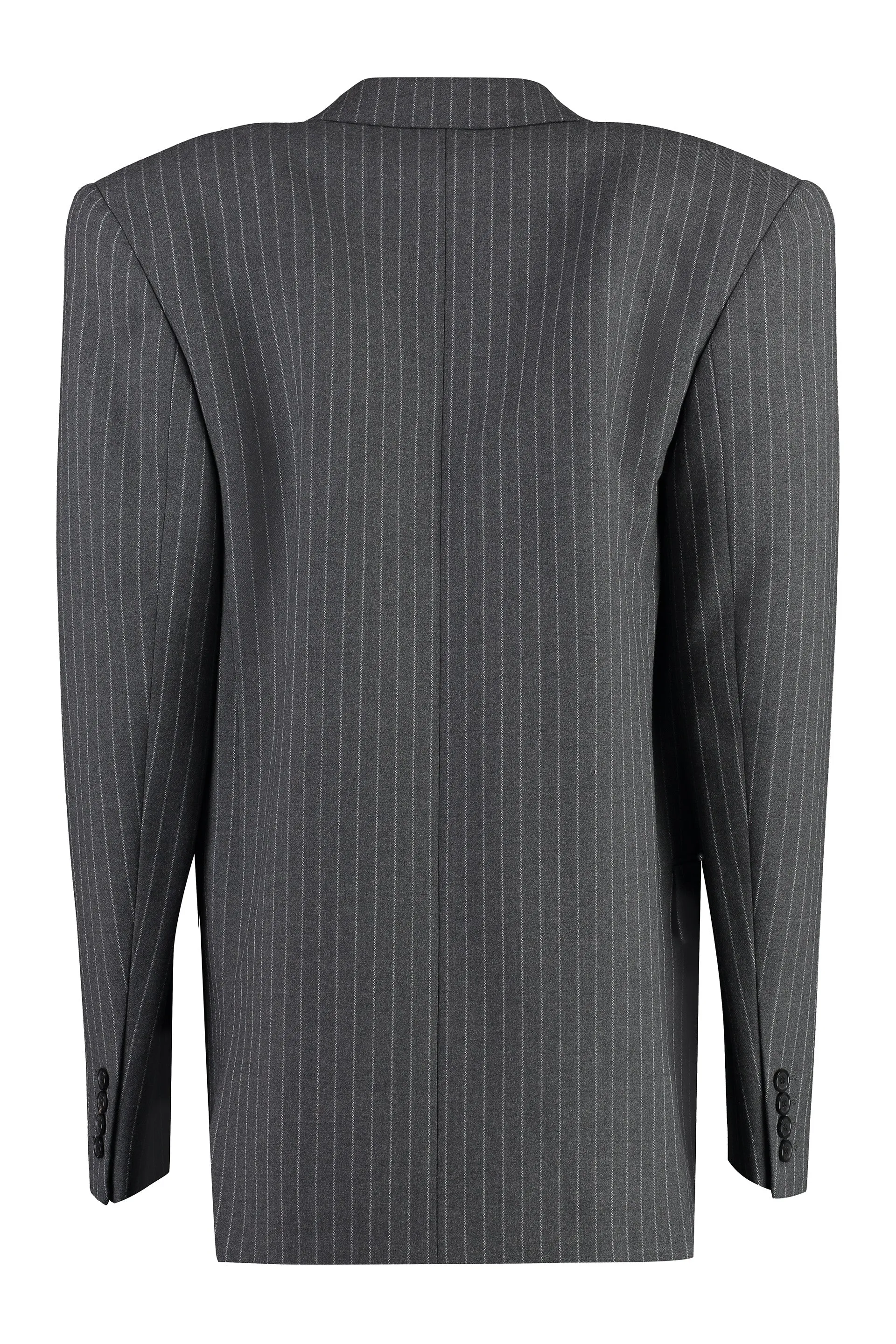 Saint Laurent Blazer doppiopetto gessato