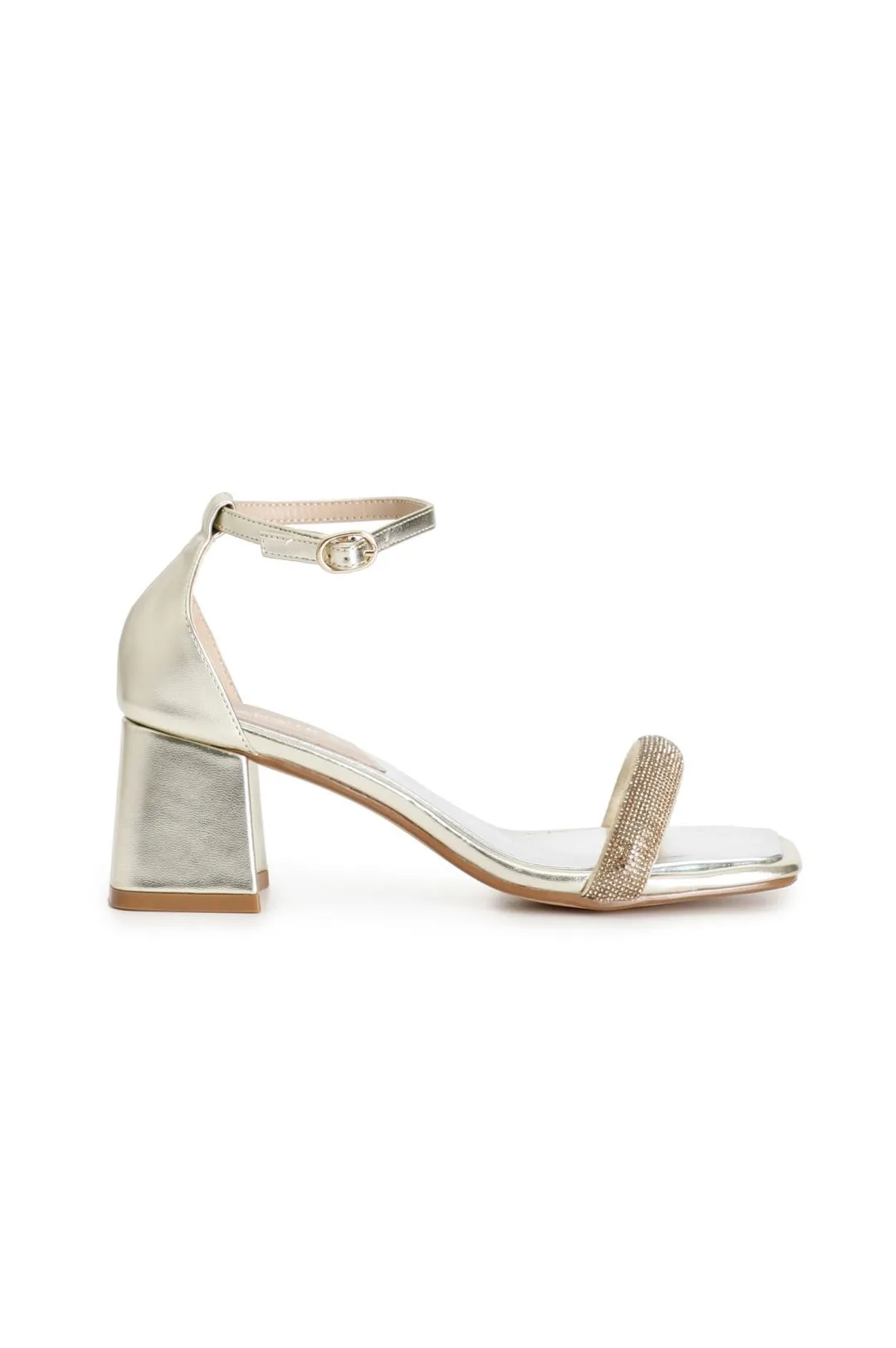 sandali frate con strass chiuso dietro platino