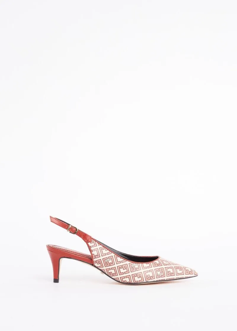 Slingback in nappa