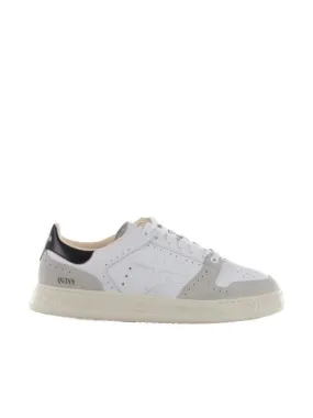 Sneaker in pelle punzonata