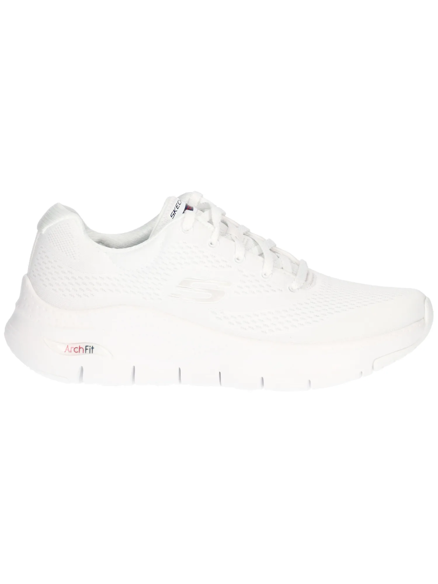 Sneaker Skechers ArchFit da donna bianca