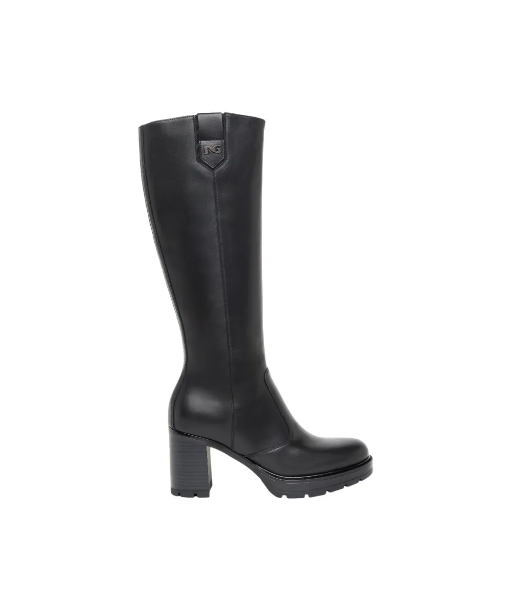 Stivali In Pelle Nero