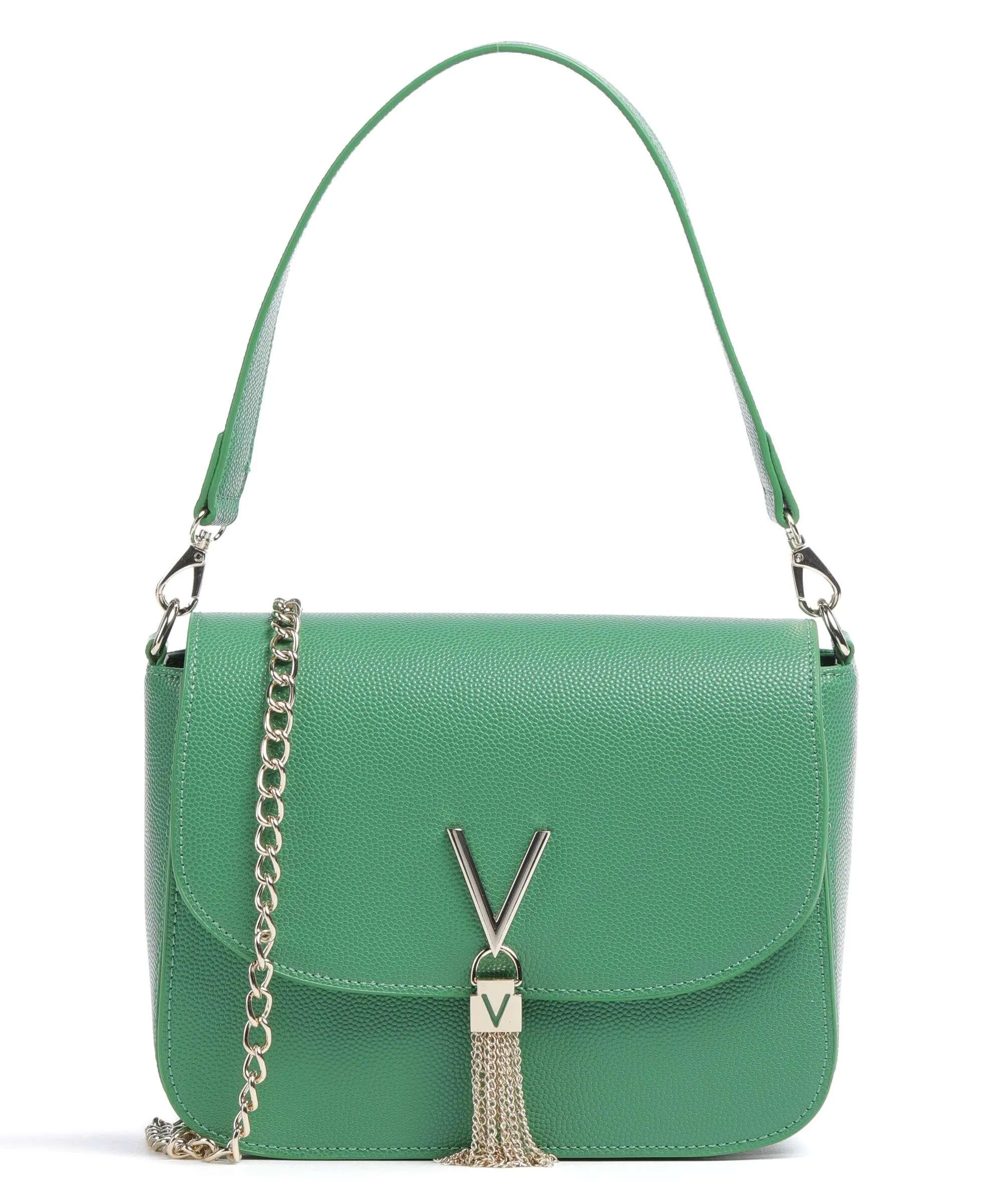  Valentino Bags Divina Borsa a spalla pelle sintetica verde  